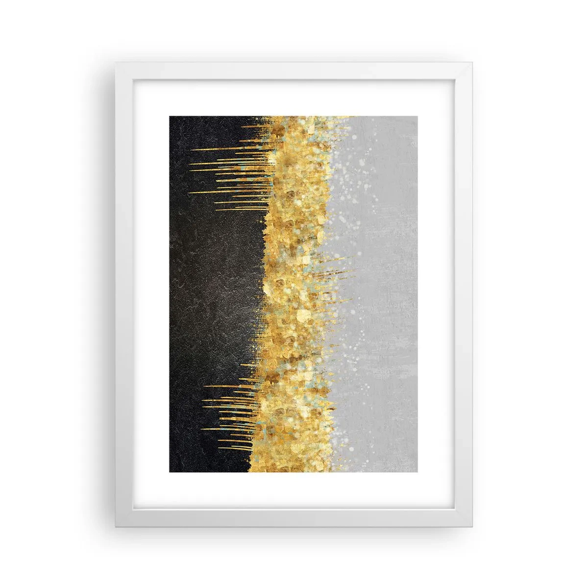 Poster in cornice bianca - Nel profondo e verso l'alto - 30x40 cm