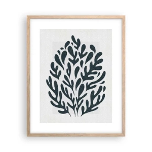 Poster in cornice rovere chiaro - Le forme della natura - 40x50 cm