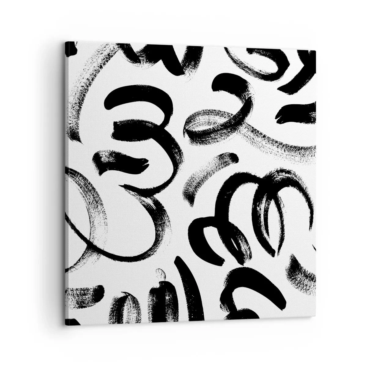 Quadro su tela - Stampe su Tela - Nero su bianco - 60x60 cm