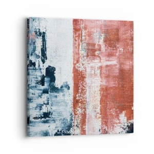 Quadro su tela - Stampe su Tela - Astratto in due metà - 30x30 cm
