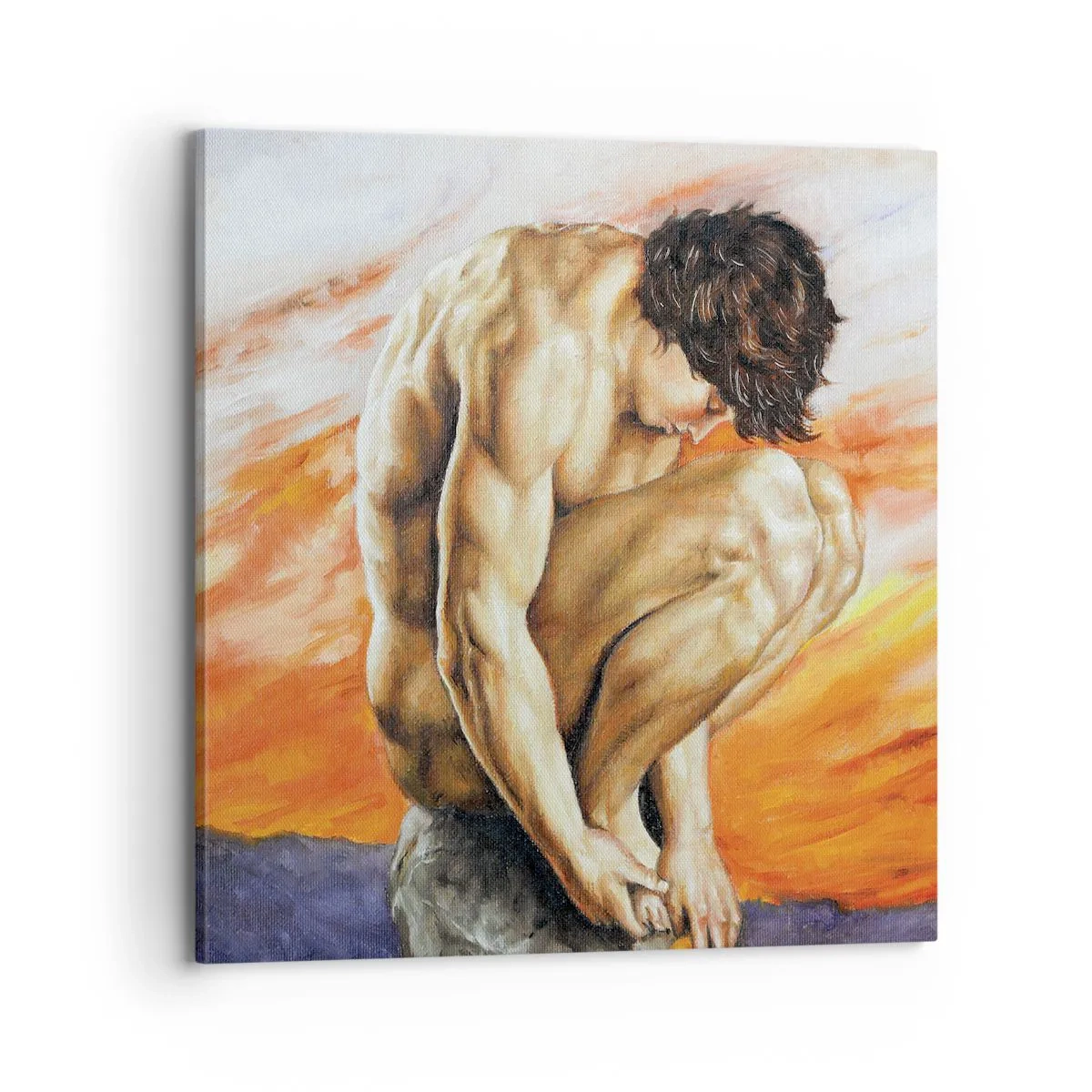 Quadro su tela - Stampe su Tela - Immerso in se stesso - 70x70 cm