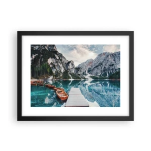 Poster in cornice nera - Ti mostriamo la bellezza - 40x30 cm