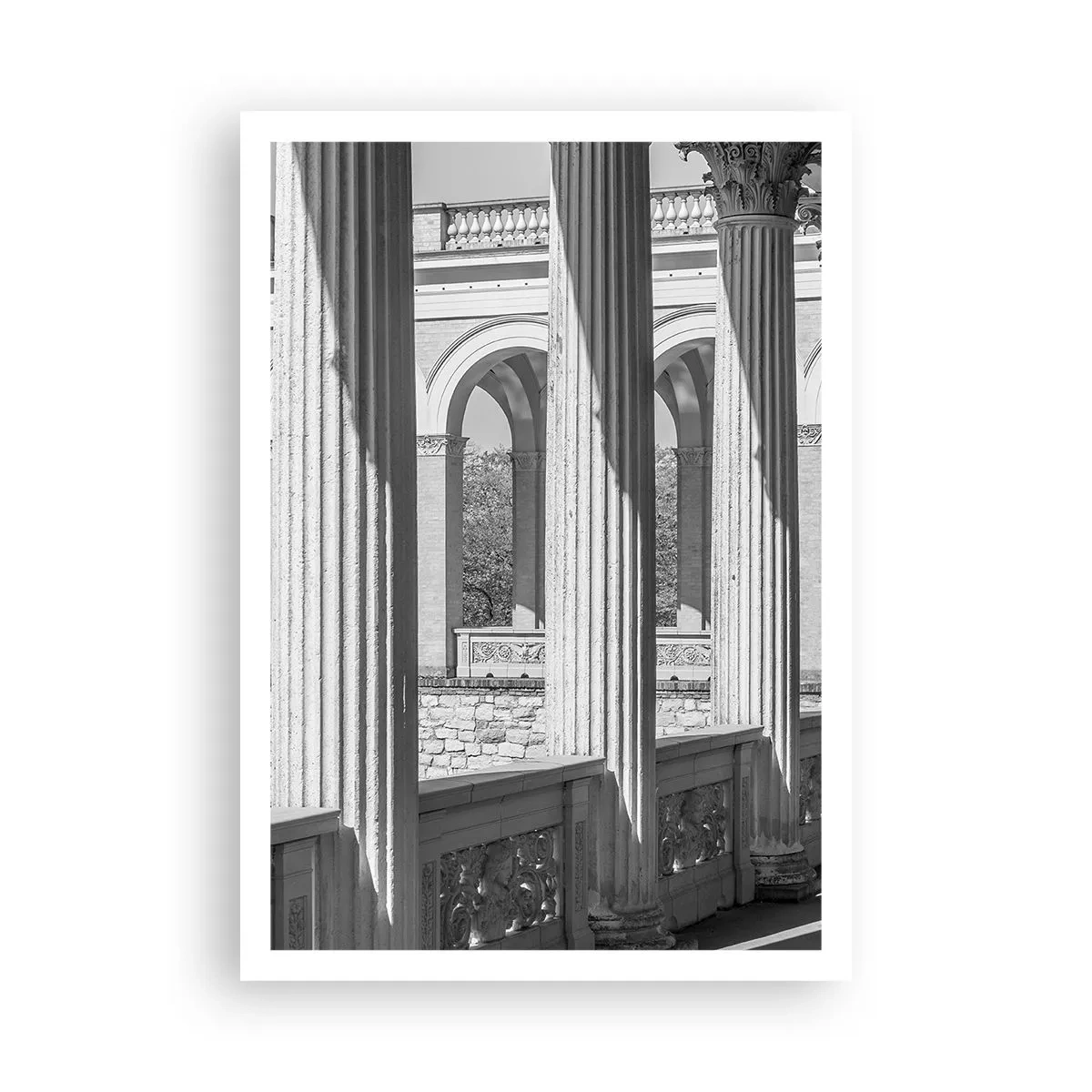 Poster - Portico soleggiato - 70x100 cm