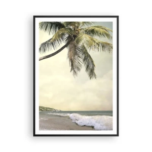 Poster in cornice nera - Sogno tropicale - 70x100 cm