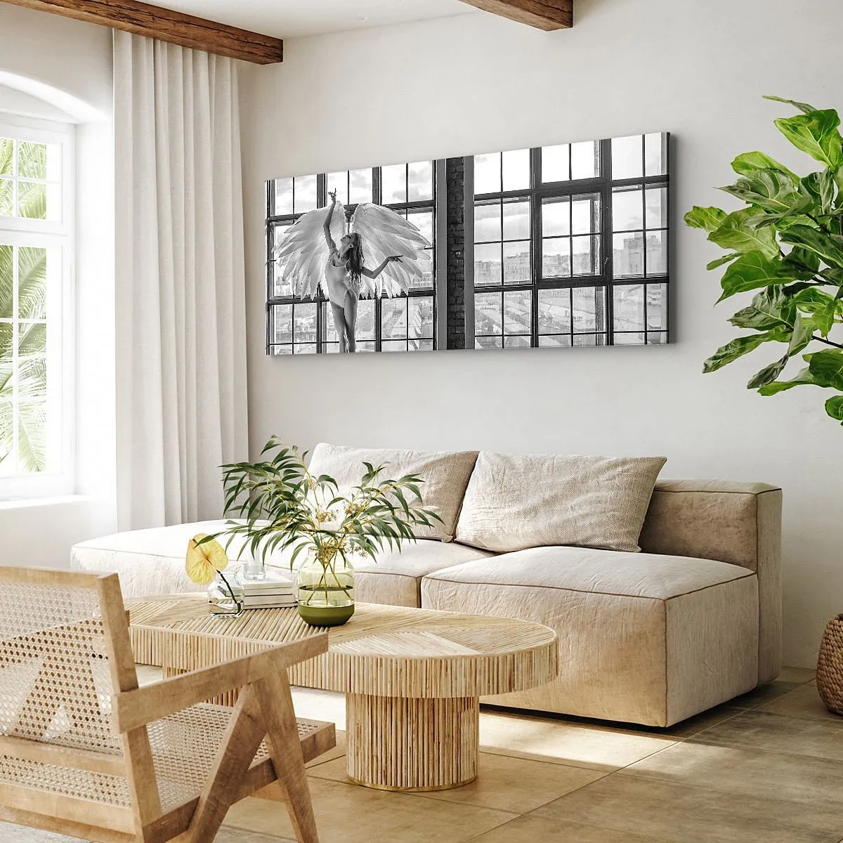 Quadro su tela - Stampe su Tela - Città degli angeli? - 100x40 cm