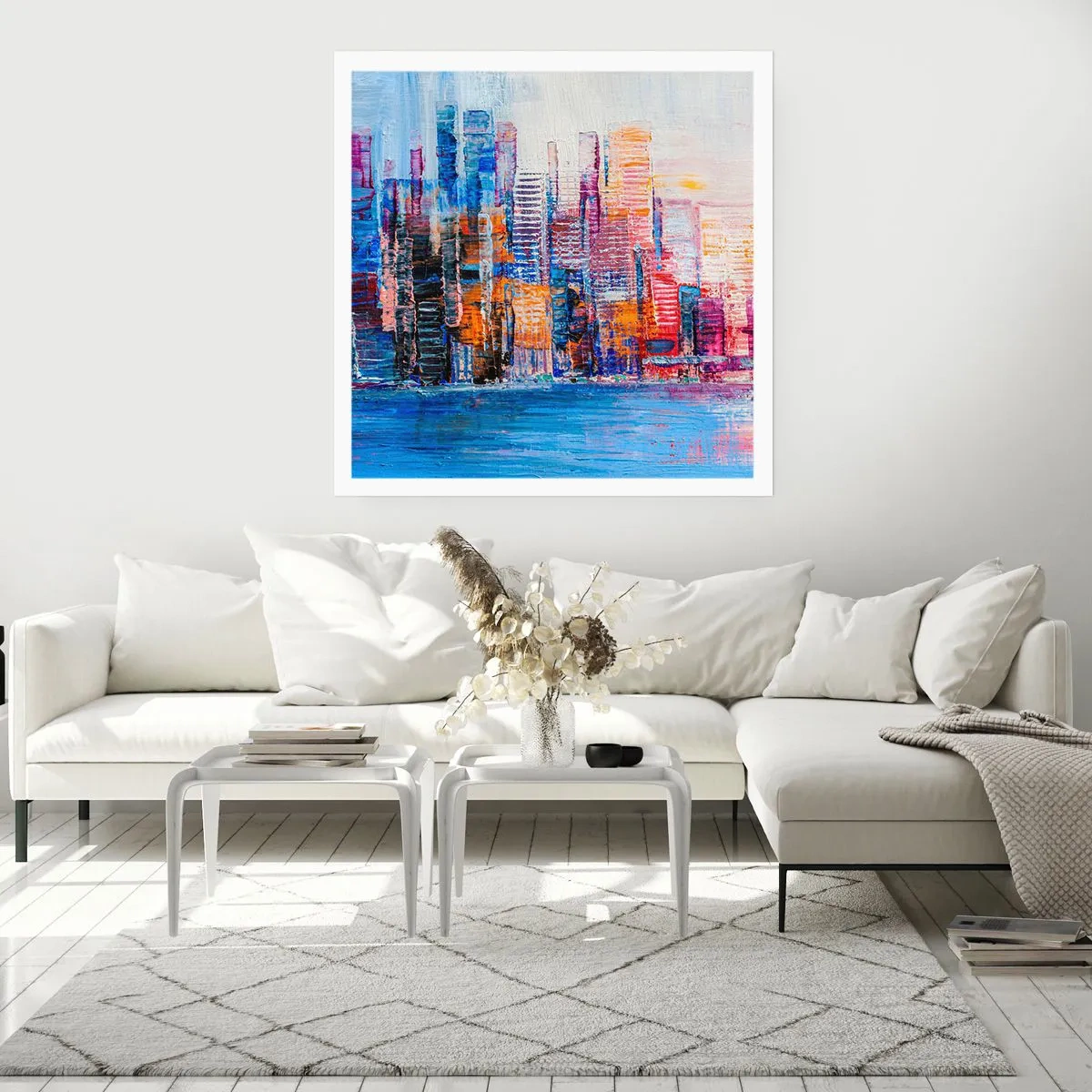 Poster - Metropoli gioiosa - 30x30 cm