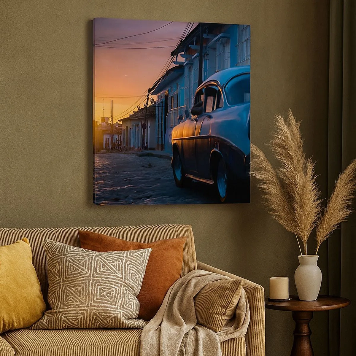 Quadro su tela - Stampe su Tela - Qui il tempo rallenta - 30x30 cm