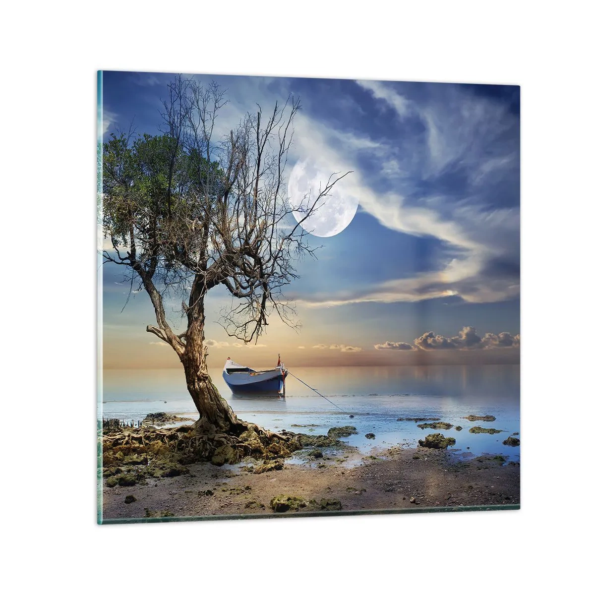 Quadro su vetro - È la fine o l'inizio? - 50x50 cm