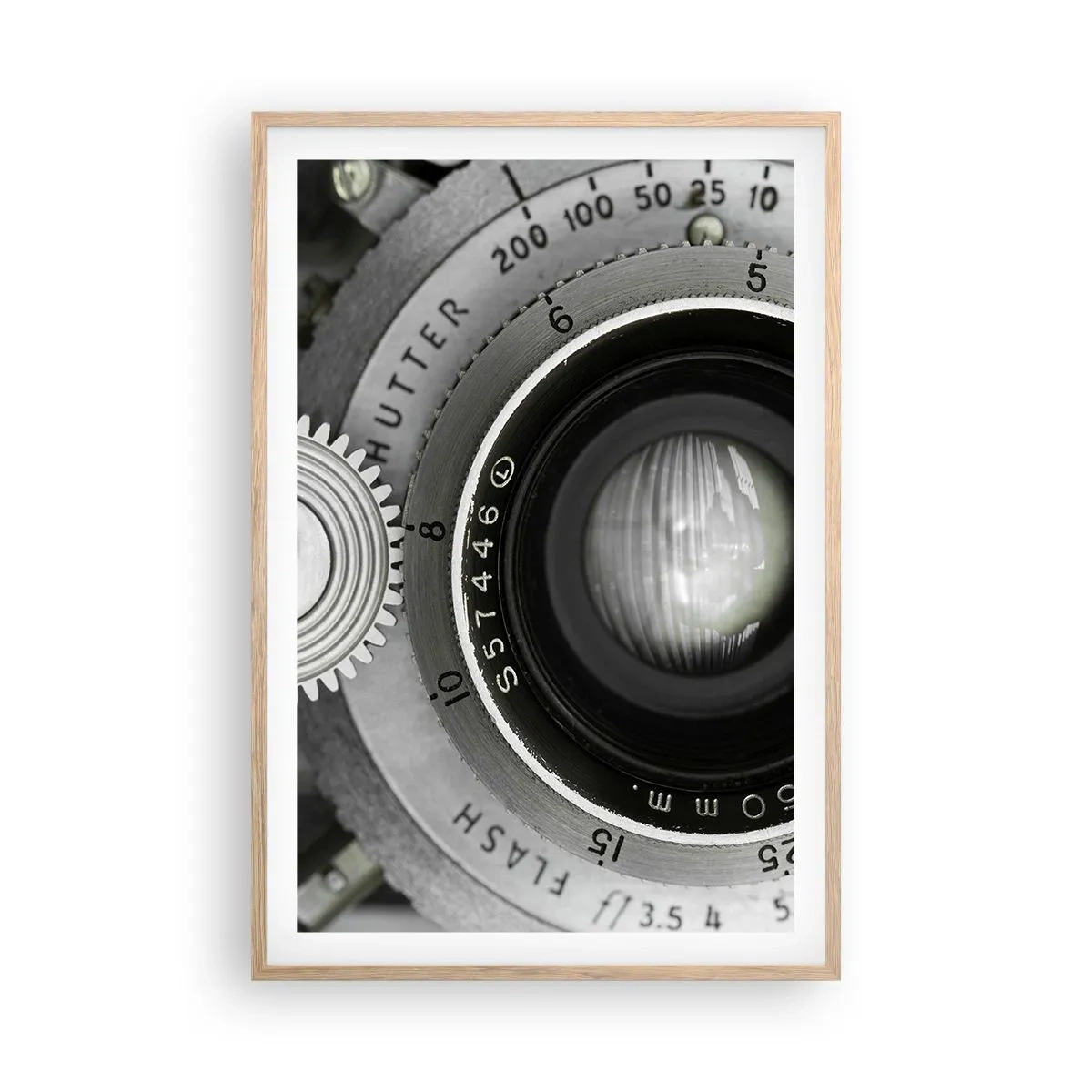 Poster in cornice rovere chiaro - Racconto su Hollywood - 61x91 cm