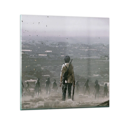 Quadro su vetro - L'ultimo dei giusti? - 60x60 cm