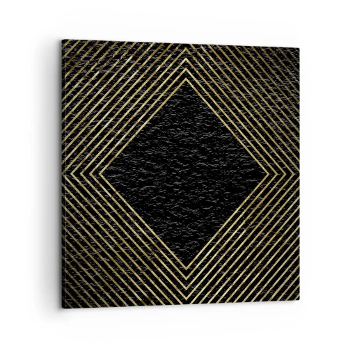 Quadro su tela - Stampe su Tela - Geometria in stile glamour - 60x60 cm