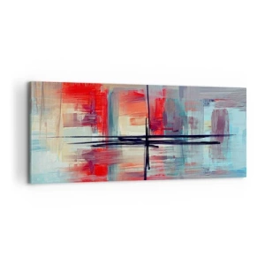 Quadro su tela - Stampe su Tela - Paesaggio in una dimensione sconosciuta - 100x40 cm