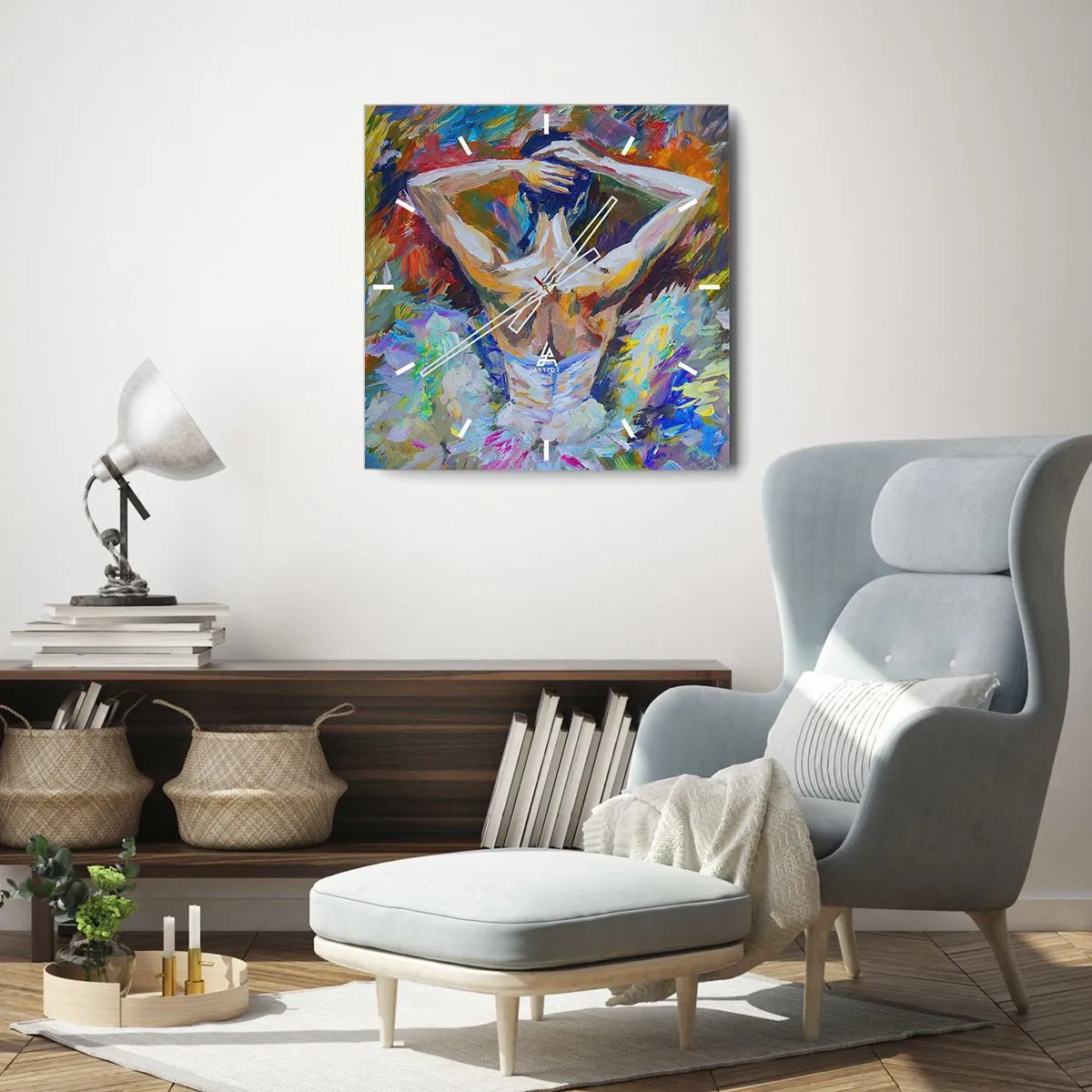 Orologio da parete - Orologio in Vetro - Tutto può succedere - 40x40 cm