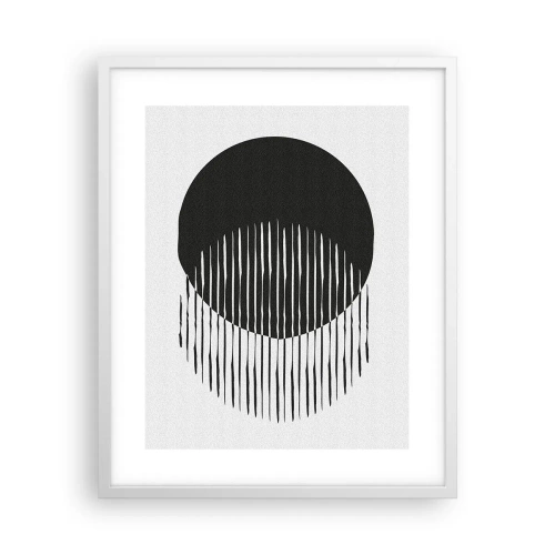 Poster in cornice bianca - Il suo alter ego - 40x50 cm