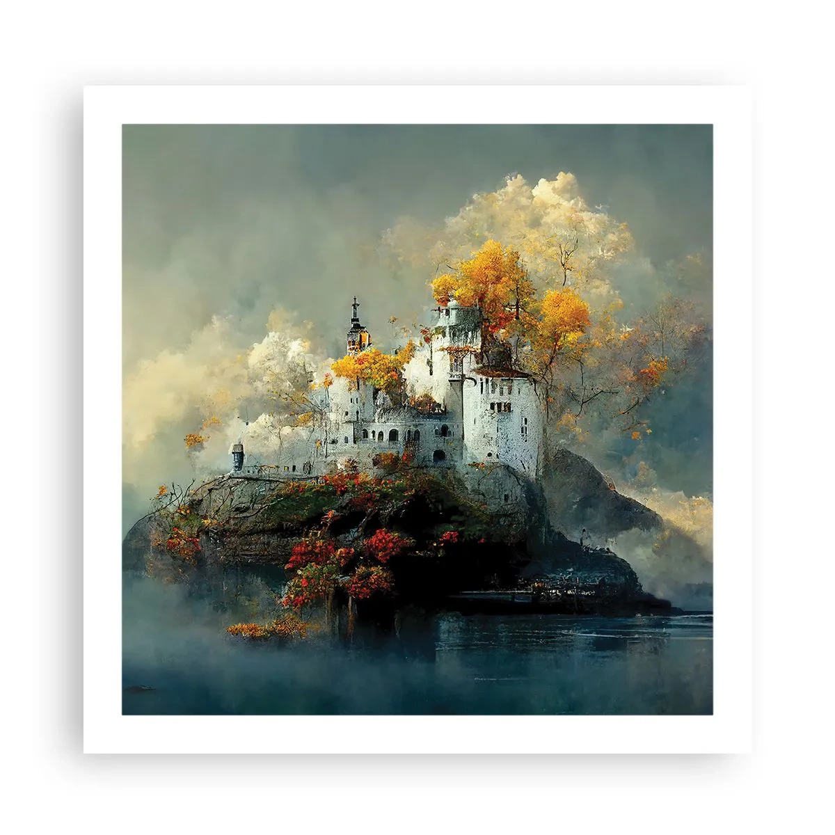 Poster - Inizio di una storia romantica - 60x60 cm