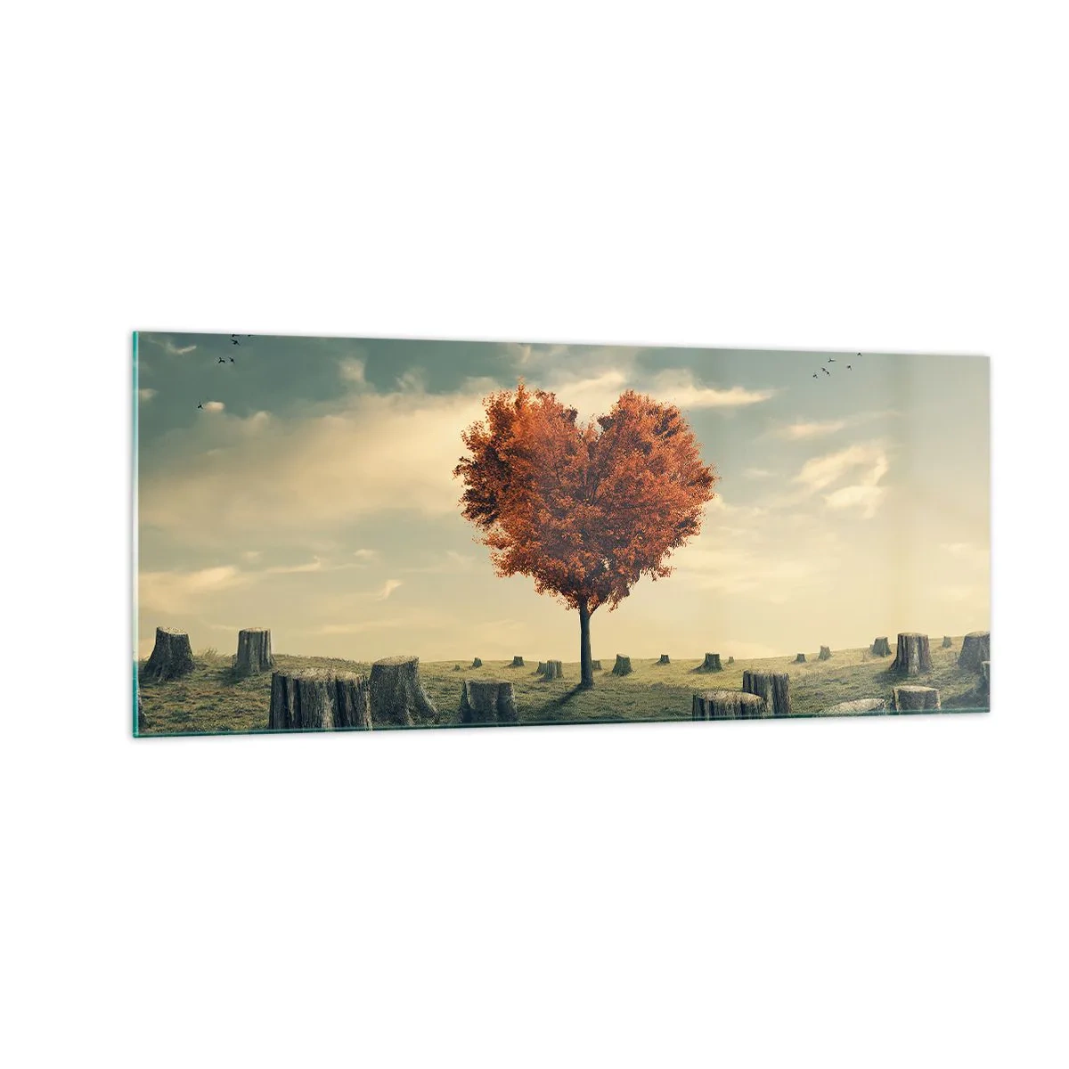 Quadro su vetro - C'è sempre speranza - 100x40 cm