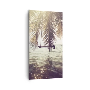 Quadro su tela - Stampe su Tela - Si può dondolare tra le nuvole a volontà - 65x120 cm