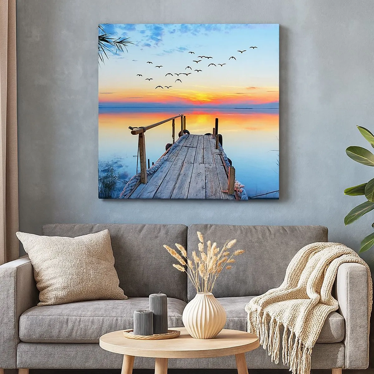 Quadro su tela - Stampe su Tela - Il tempo del ritorno - 30x30 cm