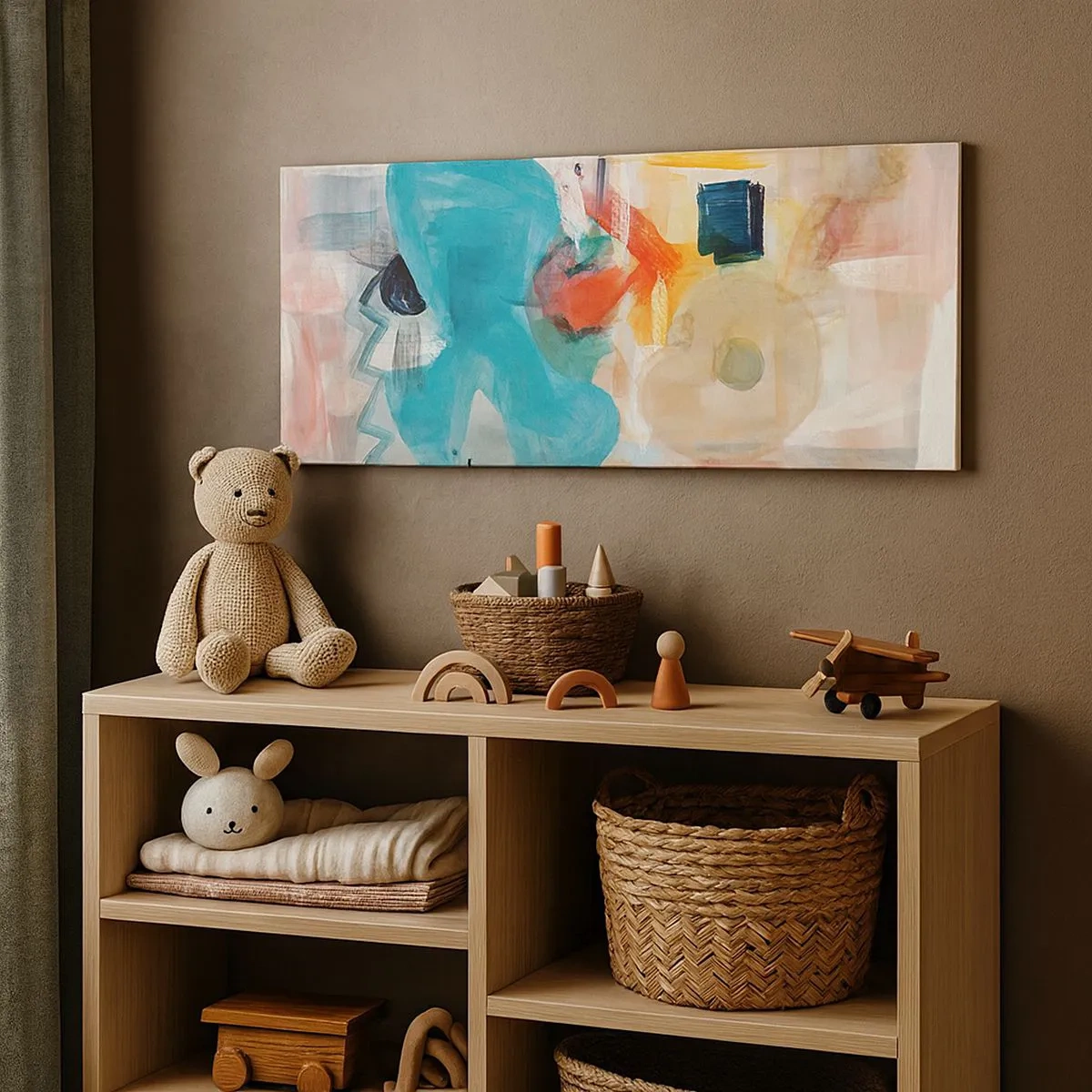 Quadro su tela - Stampe su Tela - Il gioco dei colori - 100x40 cm