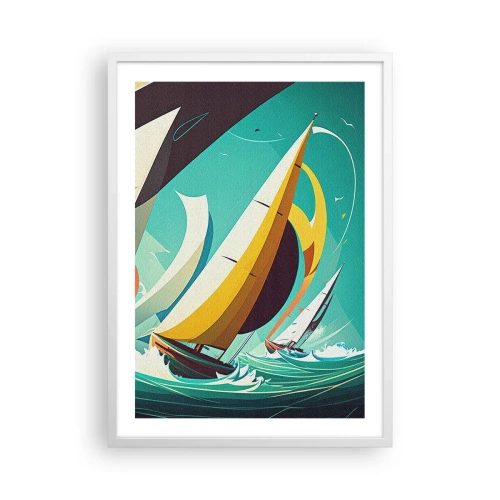 Poster in cornice bianca - Compagne degli elementi - 50x70 cm