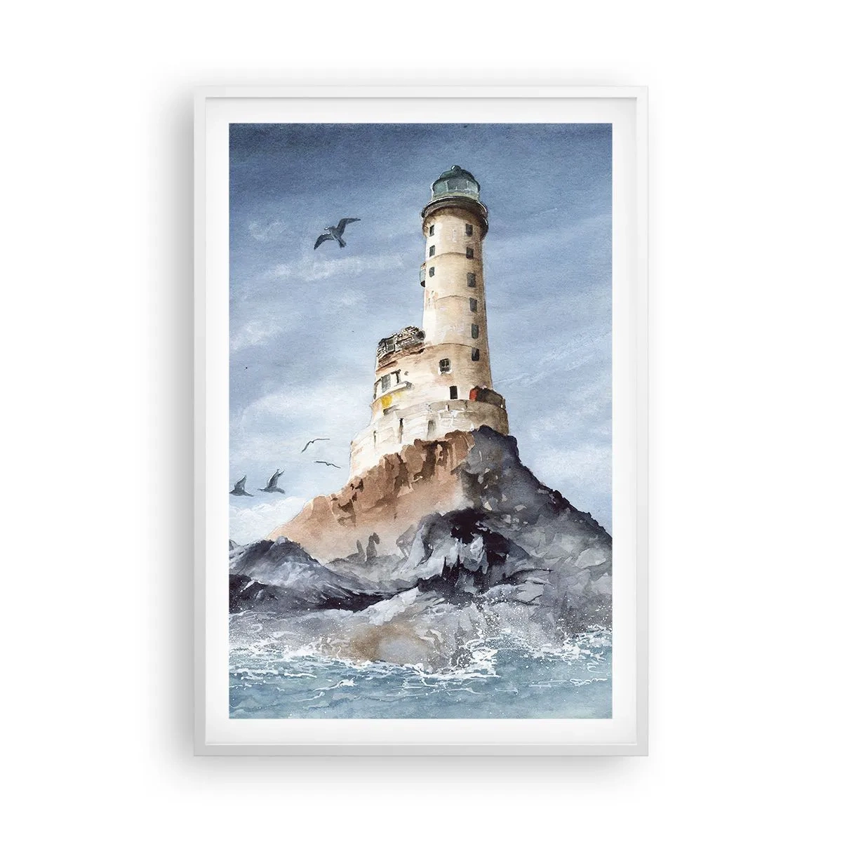 Poster in cornice bianca - Invincibile - 61x91 cm