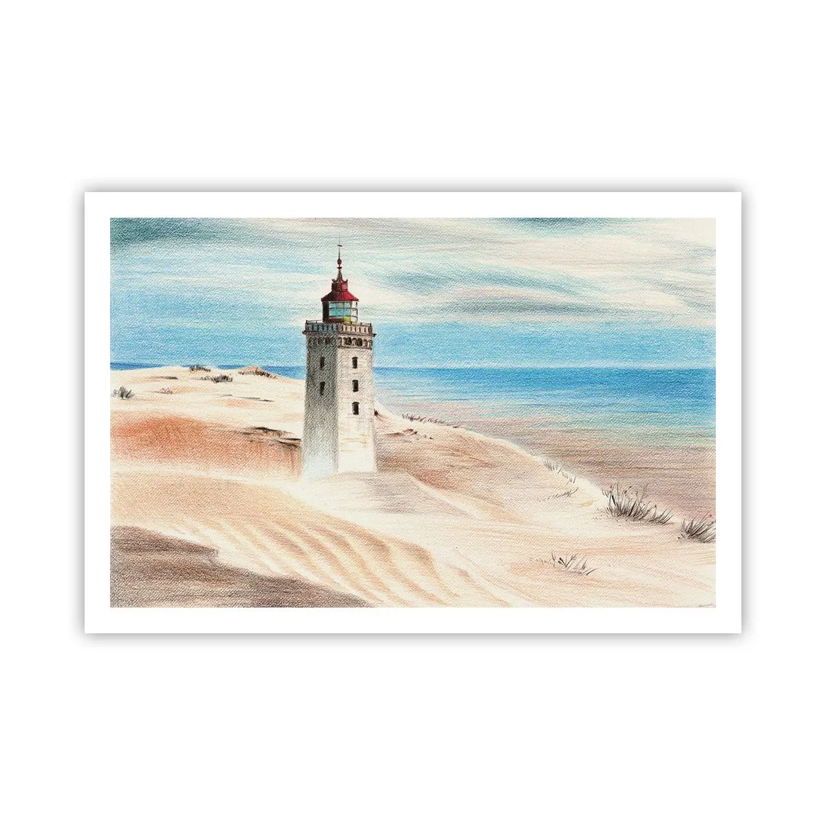 Poster - Sempre guardando il mare - 91x61 cm