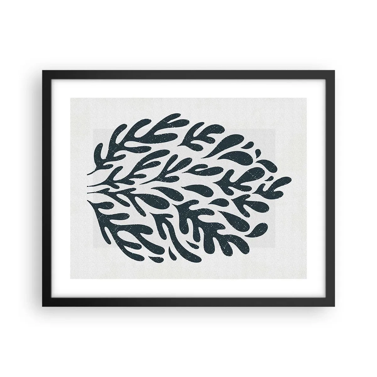 Poster in cornice nera - Le forme della natura - 50x40 cm