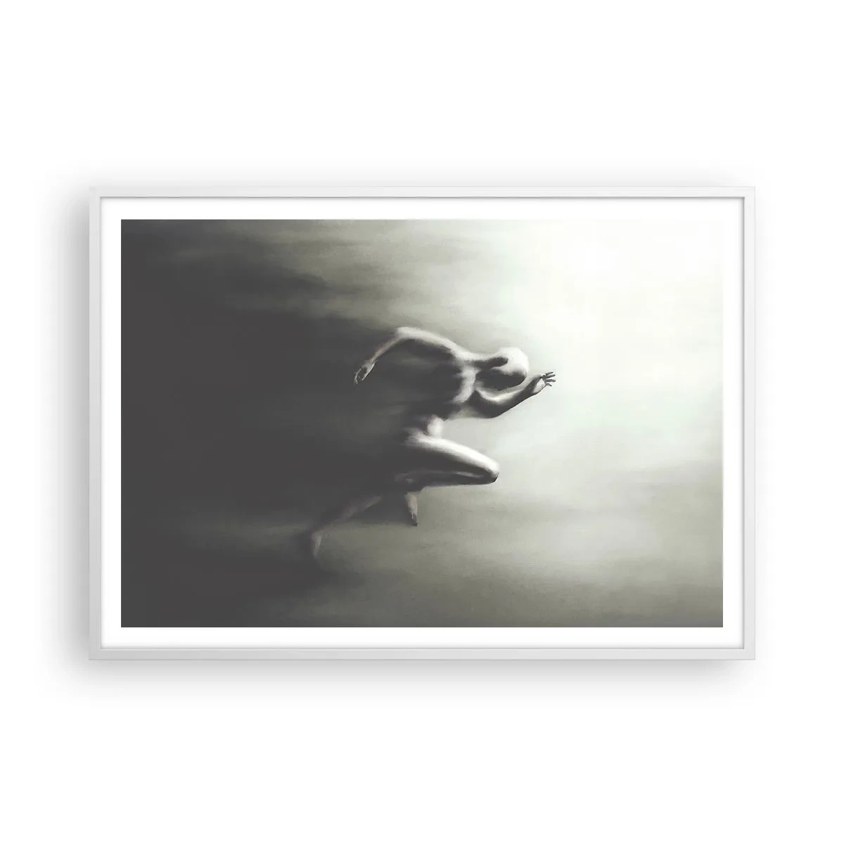 Poster in cornice bianca - Inarrestabile - 100x70 cm