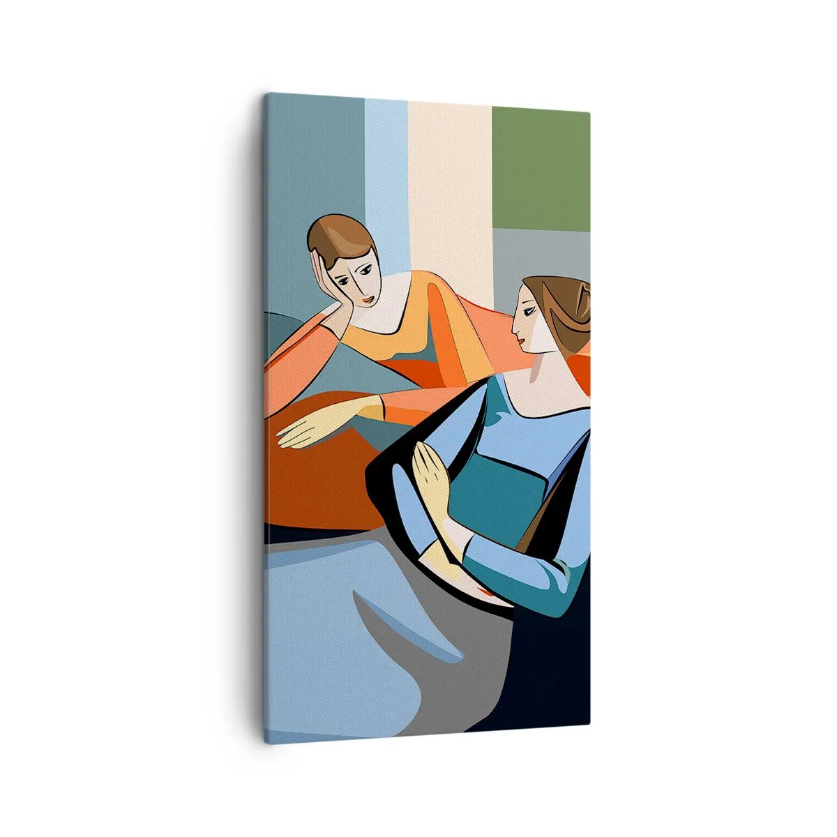 Quadro su tela - Stampe su Tela - Il momento delle confidenze - 45x80 cm