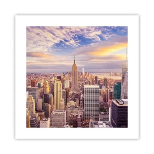 Poster - Toccando le nuvole - 40x40 cm