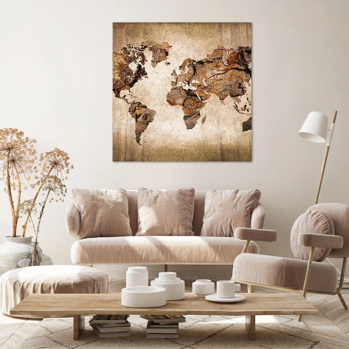 Quadro su tela - Stampe su Tela - Alla scoperta del mondo - 50x50 cm