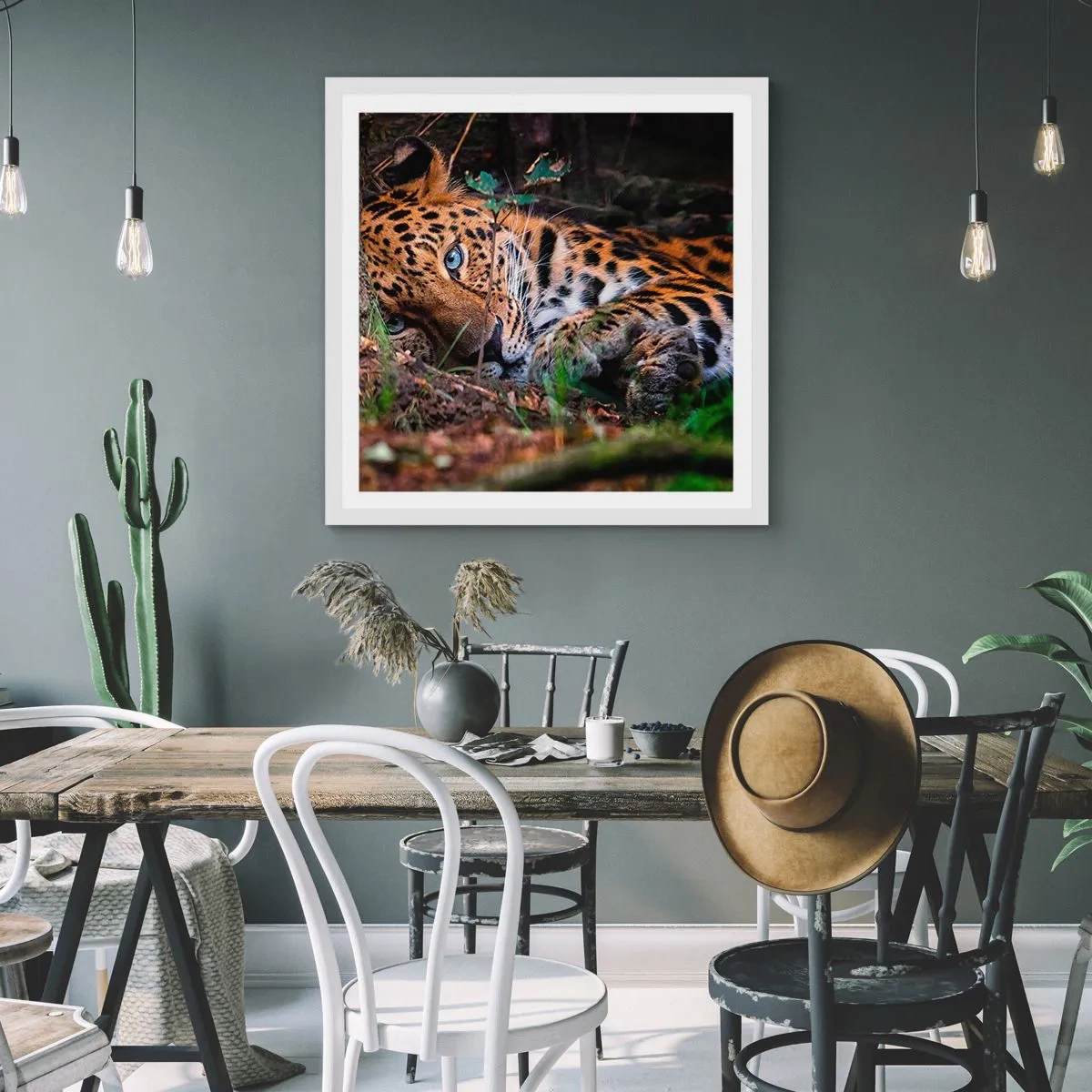 Poster in cornice bianca - Fidati di me - 40x40 cm