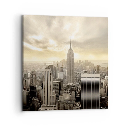 Quadro su tela - Stampe su Tela - New York in grigio - 70x70 cm