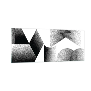 Quadro su vetro - Angoli e ovali - 100x40 cm