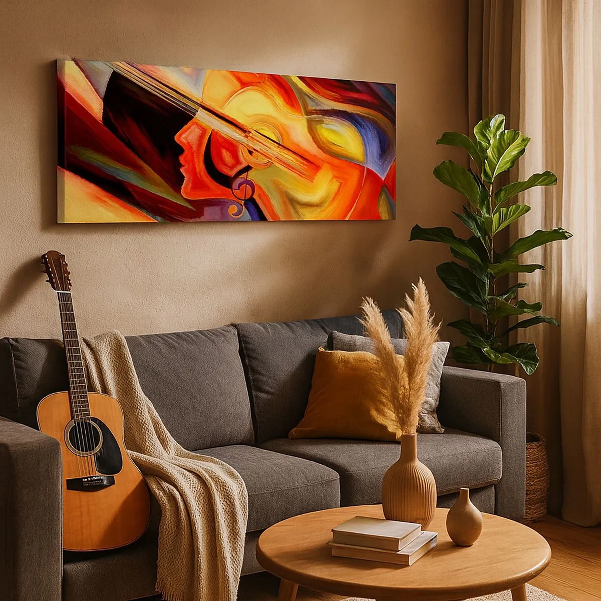 Quadro su tela - Stampe su Tela - Come è bello alzarsi all'alba - 100x40 cm