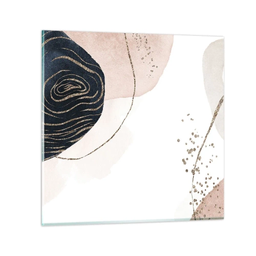 Quadro su vetro - Tutto scorre - 40x40 cm