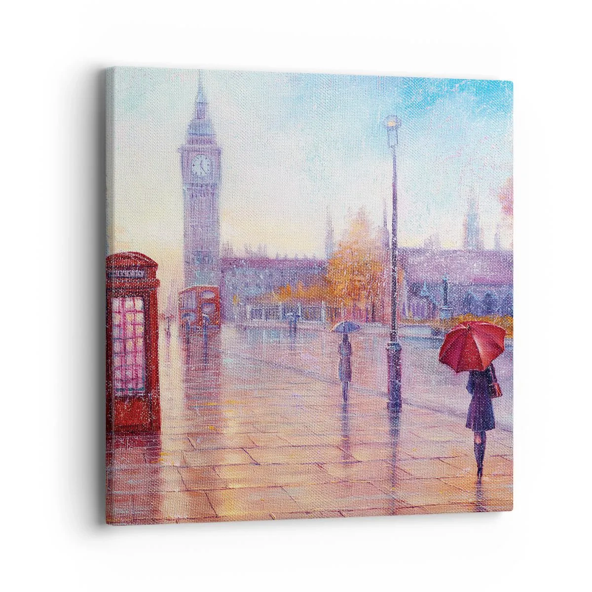 Quadro su tela - Stampe su Tela - Giorno d'autunno a Londra - 40x40 cm