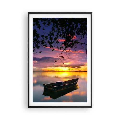Poster in cornice nera - Ti sembra di essere sospeso nel cielo... - 61x91 cm