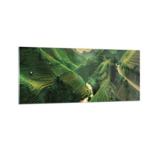 Quadro su vetro - Valle del Vietnam - 100x40 cm