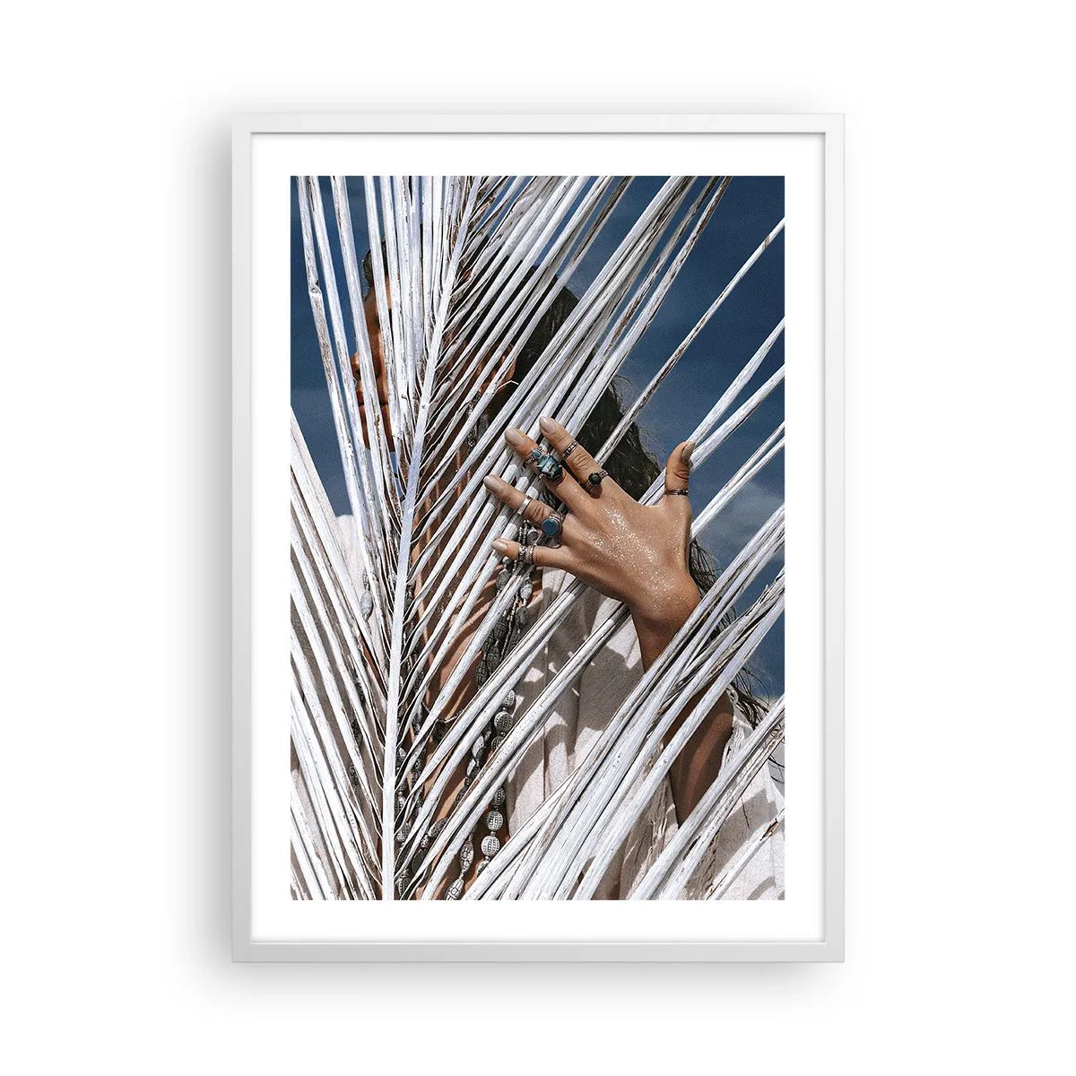 Poster in cornice bianca - La ragazza dello sciamano? - 50x70 cm