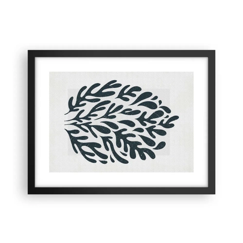 Poster in cornice nera - Le forme della natura - 40x30 cm