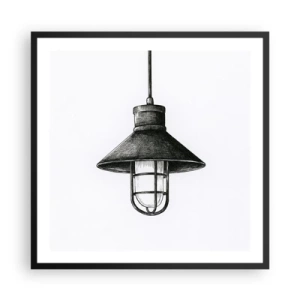 Poster in cornice nera - Come tanti anni fa... - 60x60 cm