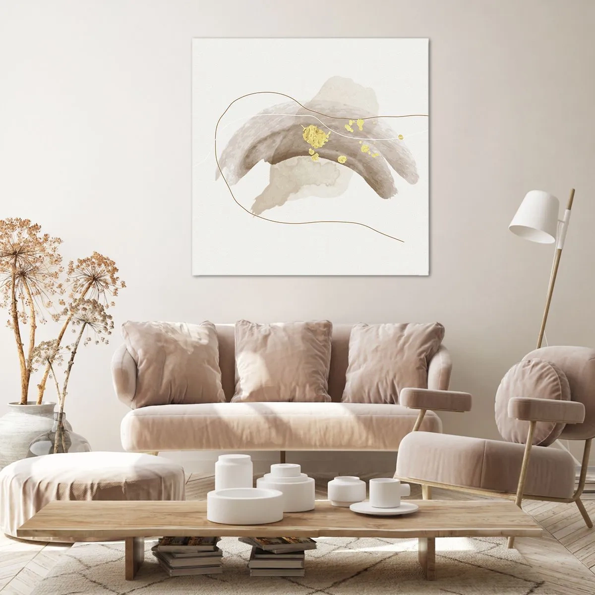 Quadro su tela - Stampe su Tela - Incontro nello spazio - 40x40 cm