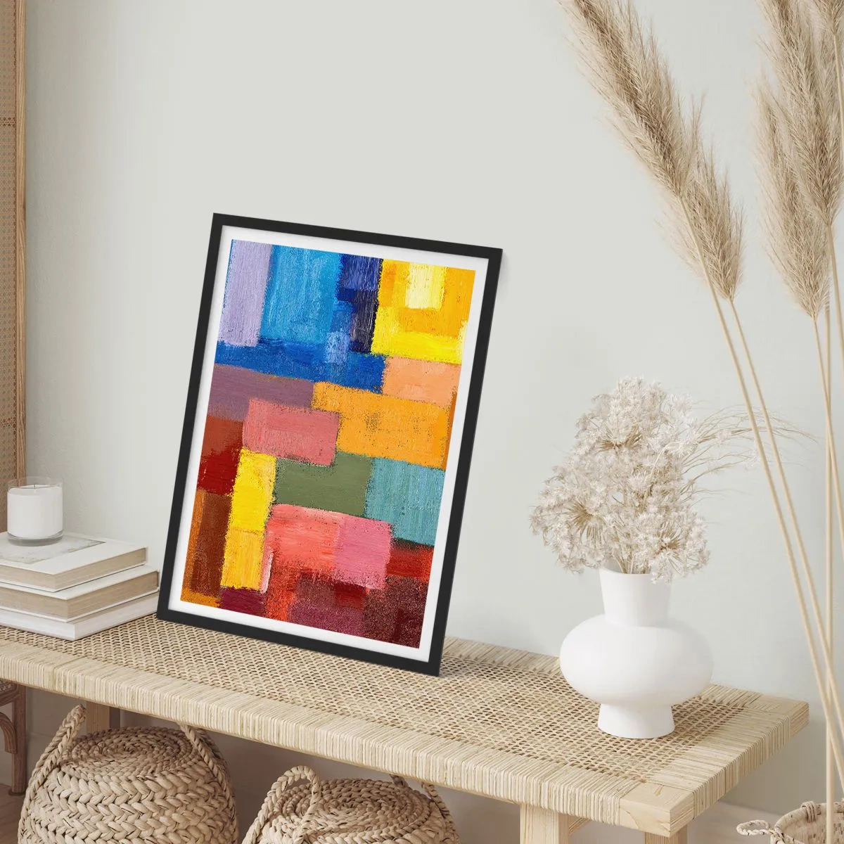 Poster in cornice nera - Ognuno diverso, tutti colorati - 61x91 cm
