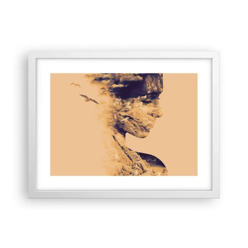 Poster in cornice bianca - Bella di natura - 40x30 cm