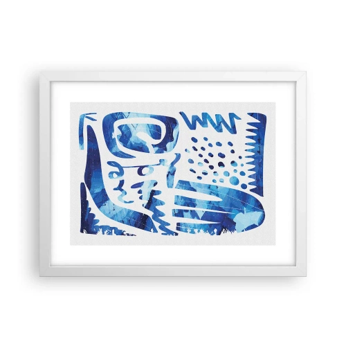 Poster in cornice bianca - Ritorno alle radici - 40x30 cm