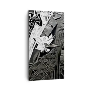 Quadro su tela - Stampe su Tela - Solo in apparenza un uomo grigio - 45x80 cm