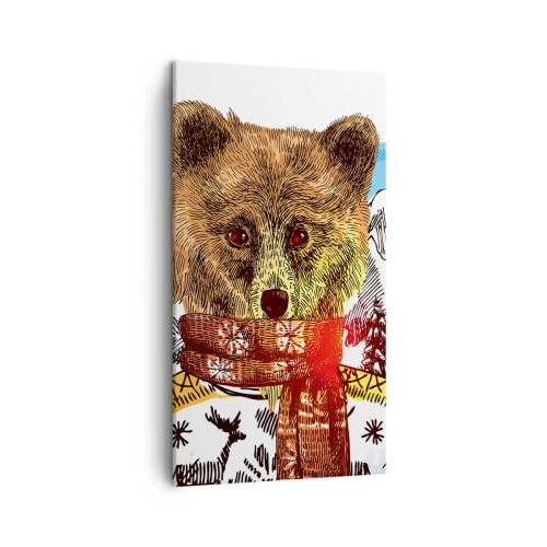 Quadro su tela - Stampe su Tela - La capanna dell'orso - 45x80 cm