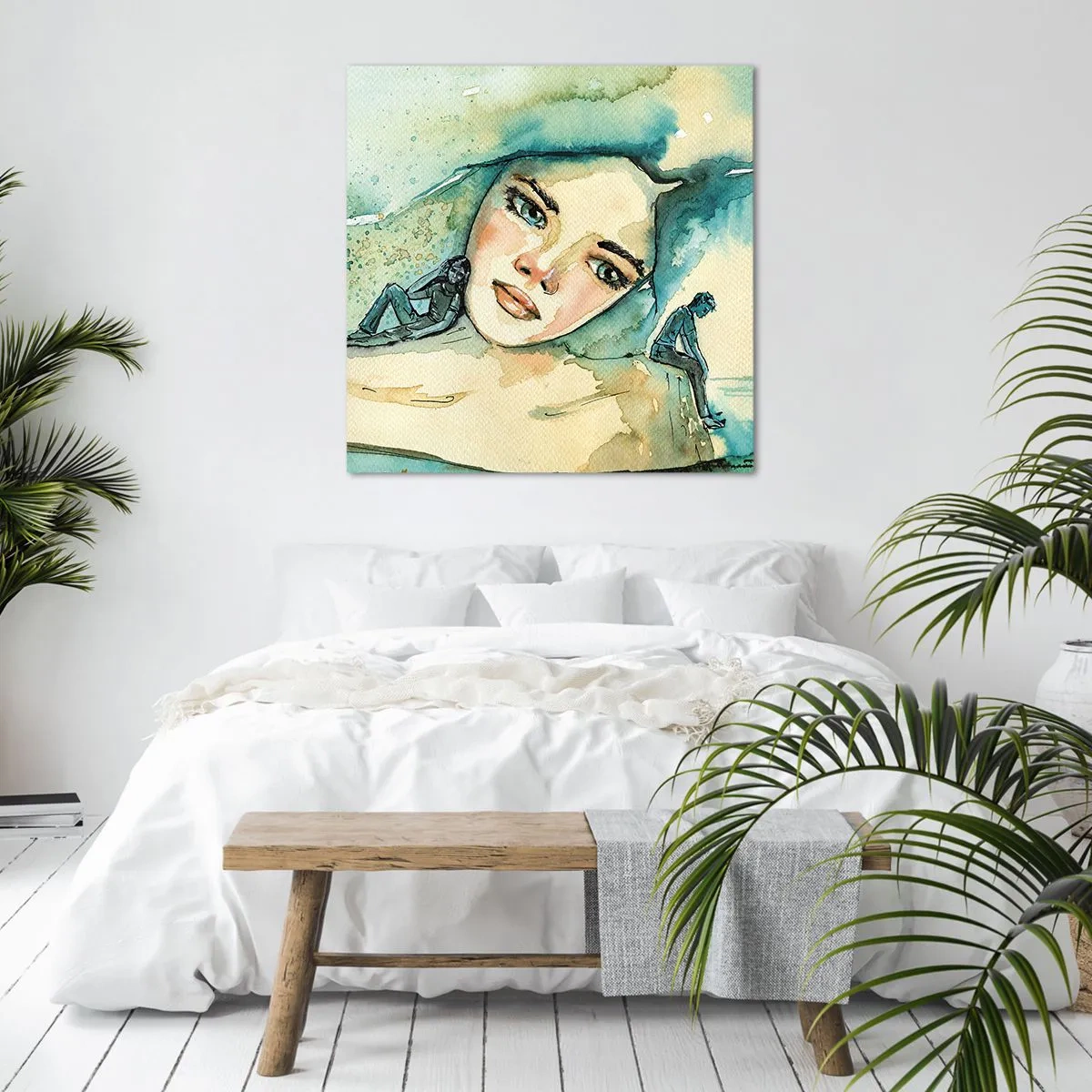 Quadro su tela - Stampe su Tela - Am I blue? - 70x70 cm