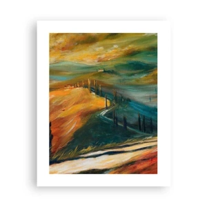 Poster - Paesaggio toscano - 40x50 cm